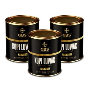 Kawa ziarnista GOLDEN BOW SOLUTIONS Exclusive Line Kopi Luwak Arabica 3 x 0.1 kg