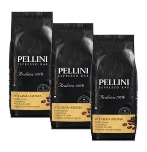 Kawa ziarnista PELLINI Espresso Bar N.3 Gran Aroma 3 x 1 kg