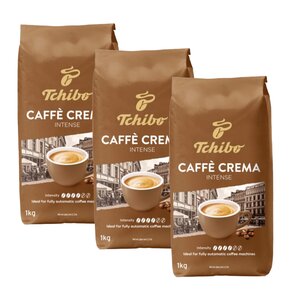 Kawa ziarnista TCHIBO Crema Intense Arabica 3 x 1 kg