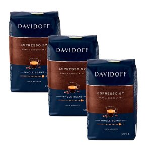 Kawa ziarnista DAVIDOFF Espresso 57 Arabica 3 x 0.5 kg