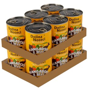 Karma dla psa DOLINA NOTECI Superfood z kangurem i wołowiną 12 x 800 g
