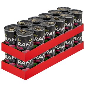 Karma dla kota RAFI z indykiem 24 x 400 g