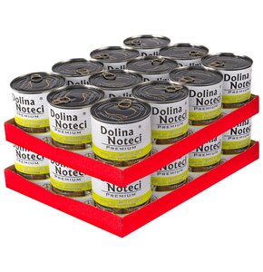 Karma dla psa DOLINA NOTECI Premium bogata w gęś z ziemniakami 24 x 800 g