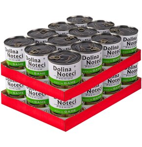 Karma dla psa DOLINA NOTECI Premium bogata w dziczyznę 24 x 800 g