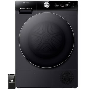 Suszarka HISENSE DH7S107BB Seria 7S Wi-Fi ConnectLife AI SuperDry Ekran TFT Samoczyszczacy wymiennik ciepła