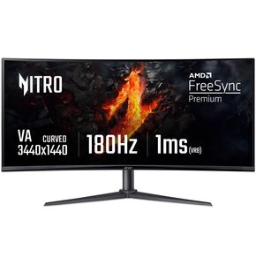 Monitor ACER Nitro XZ342CUV3bmiiphx 34" 3440x1440px 180Hz 1 ms [VRB] Curved