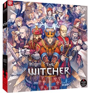 Puzzle CENEGA Merch: Gaming The Witcher Northern Realms (500 elementów)