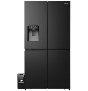 Lodówka HISENSE RQ760N4SBFE MD Side by Side No Frost 178.5cm Czarna Kostkarka Wi-Fi ConnectLife My Fresh Choice