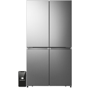 Lodówka HISENSE RQ758N4SBSE MD Side by Side No Frost 178.5 Stal nierdzewna Wi-Fi ConnectLife My Fresh Choice
