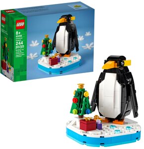 LEGO Merchandise Bożonarodzeniowy pingwin 40498