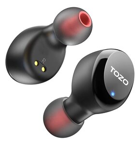 Słuchawki dokanałowe TOZO T6S Czarny