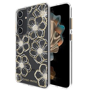 Etui CASE-MATE Floral Gems do Samsung Galaxy S24+ Złoty