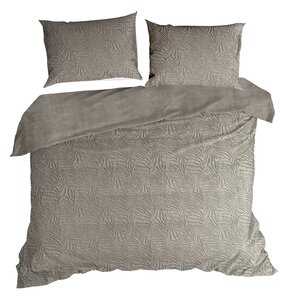 Komplet pościeli EUROFIRANY Flano 220 x 200 cm Beżowy