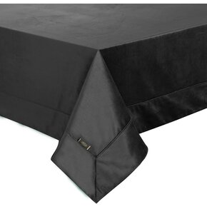 Obrus EUROFIRANY Velvet 145 x 180 cm Czarny