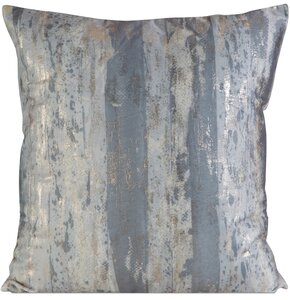 Poszewka EUROFIRANY Grace 45 x 45 cm Szaro-złoty