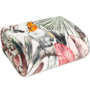 Koc EUROFIRANY Design 91 Parrot 150 x 200 cm Zielony