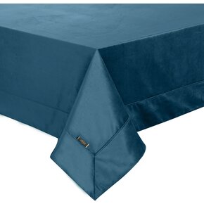 Obrus EUROFIRANY Velvet 145 x 260 cm Granatowy