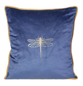 Poszewka EUROFIRANY Lori 45 x 45 cm Granatowy