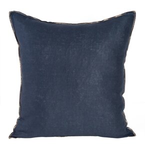 Poszewka EUROFIRANY Len 4 45 x 45 cm Granatowy
