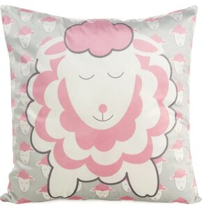 Poszewka EUROFIRANY Kids 7A 45 x 45 cm Popielato-różowy