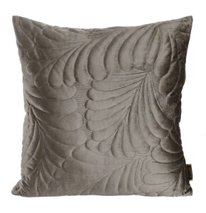 Poszewka EUROFIRANY Ria4 378879 45X45 cm Ciemnobeżowy