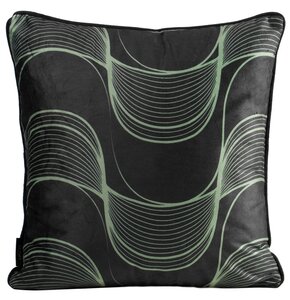 Poszewka EUROFIRANY Pola 385850 40 x 40 cm Czarny