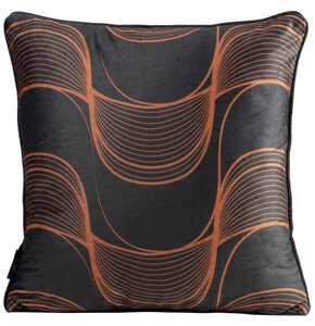 Poszewka EUROFIRANY Pola 385851 40 x 40 cm Czarny