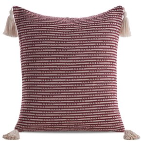 Poszewka EUROFIRANY Boho 6 45 x 45 cm Bordowy