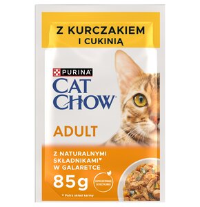 Karma dla kota CAT CHOW Adult Kurczak z cukinią 85 g