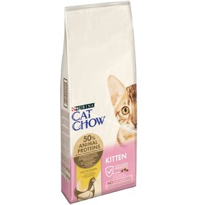 Karma dla kota CAT CHOW Kitten Bogata w kurczaka 1.5 kg