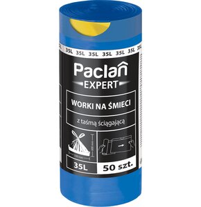 Worki na śmieci PACLAN Expert 35 L (50 szt.) Niebieski