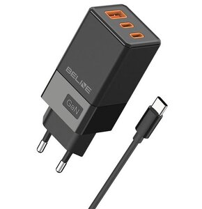 Ładowarka sieciowa BELINE BLN3CB65C GaN 65W Czarny