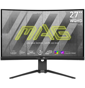 Monitor MSI MAG 275CQRXF 27" 2560x1440px 240Hz 1 ms [GTG] Curved
