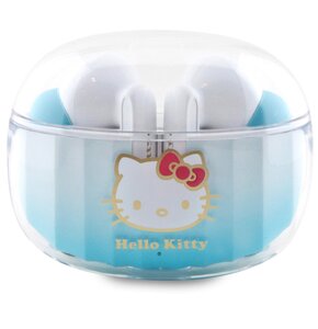 Słuchawki dokanałowe HELLO KITTY Kitty Head Logo Niebieski