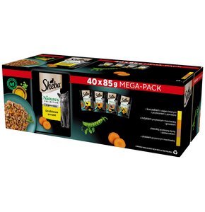 Karma dla kota SHEBA Nature’s Collection Drobiowe Smaki (40 x 85 g)