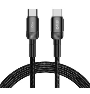 Kabel USB-C - USB-C TECH-PROTECT UltraBoost EVO PD100W/5A 2 m Czarny