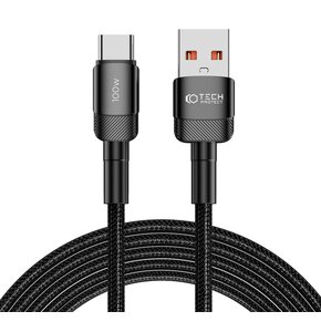 Kabel USB - USB-C TECH-PROTECT UltraBoost EVO 100W-5A 3 m Czarny