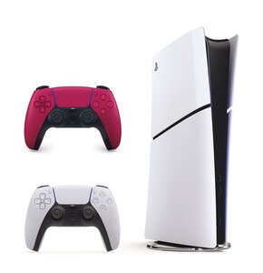 Konsola SONY PlayStation 5 Digital Slim + Kontroler SONY DualSense Czerwony
