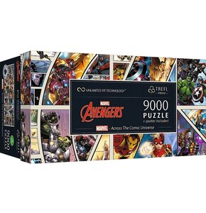 Puzzle TREFL Marvel Avengers Across The Comic Universe 81022 (9000 elementów)