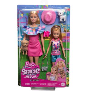 Lalka Barbie Stacie i Barbie na ratunek HRM09