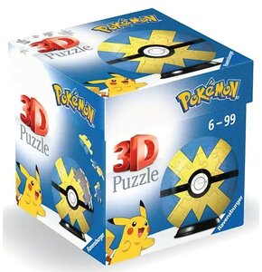 Puzzle 3D RAVENSBURGER Pokémon Quick Ball 11580 (54 elementy)