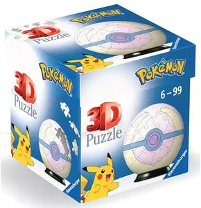Puzzle 3D RAVENSBURGER Pokémon Piłka uzdrawiająca 11582 (54 elementy)