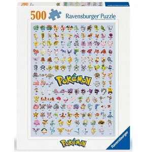 Puzzle RAVENSBURGER Pokémon Postacie 12000511 (500 elementów)