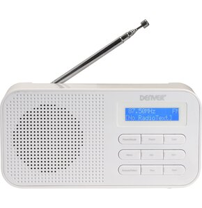 Radio DENVER DAB-42 Przenośne Biały