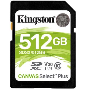 Karta pamięci KINGSTON Canvas Select Plus SDXD 512GB