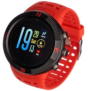 U Smartwatch GARETT Sport 27 GPS Czerwony + Zabezpieczenie ekranu