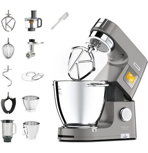 Robot kuchenny planetarny KENWOOD KWL90.594.SI Titanium Chef Patissier XL 1400W (2 MISY W ZESTAWIE)