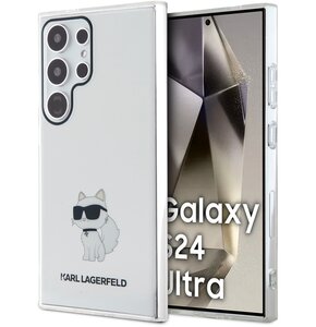 Etui KARL LAGERFELD Ikonik Choupette do Samsung Galaxy S24 Ultra Transparentny