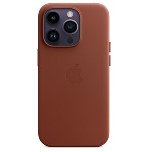 U Etui APPLE Leather Case MagSafe do iPhone 14 Pro Umbra