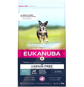 Karma dla psa EUKANUBA Grain Free Kaczka 3 kg
